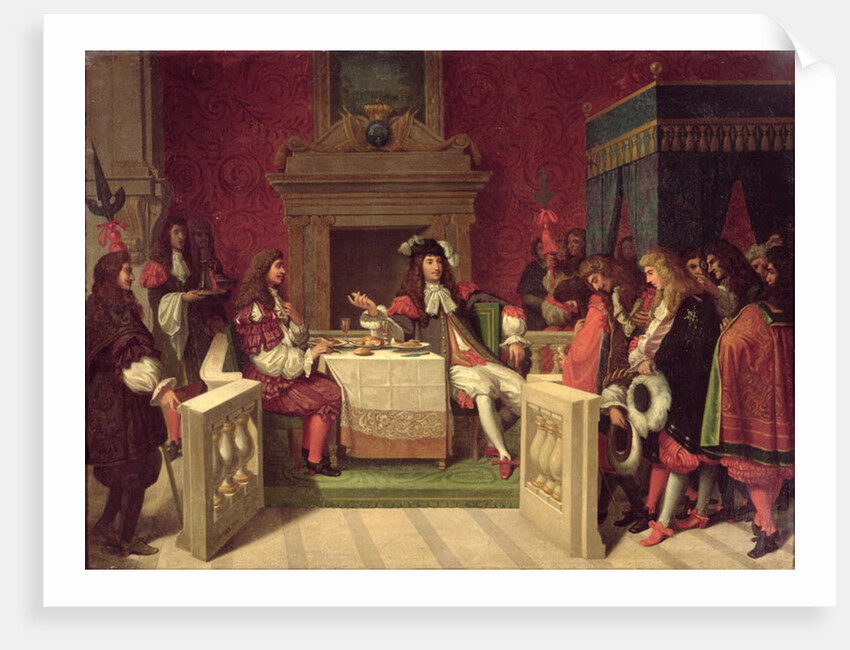 Moliere Dining with Louis XIV 1857 by Jean Auguste Dominique Ingres