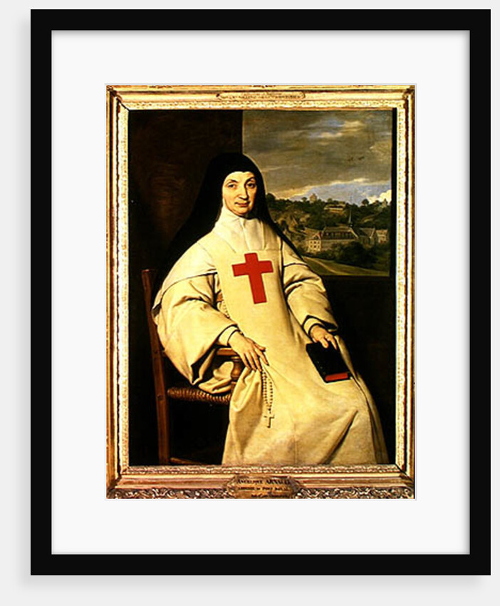Mother Angelique Arnauld Abbess of Port-Royal, 1654 by Philippe de Champaigne