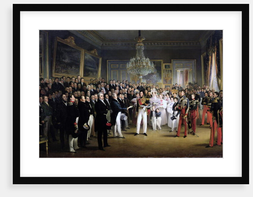 The Chamber of Deputies at the Palais Royal Summoning the Duke of Orleans, 7th August 1830 by Francois Joseph Heim