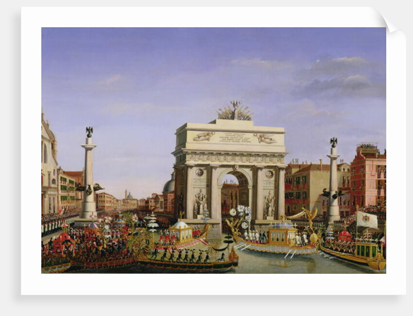 Entry of Napoleon I into Venice, 1807 by Giuseppe Borsato