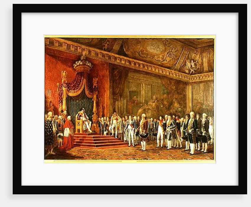 Napoleon Receiving the Delegation from the Roman Senate, 16th November 1809 by Innocent Louis Goubaud