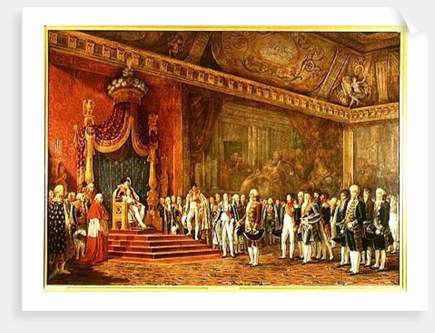 Napoleon Receiving the Delegation from the Roman Senate, 16th November 1809 by Innocent Louis Goubaud