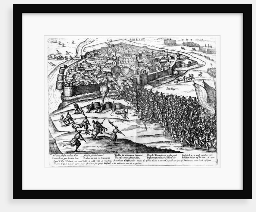 The Siege of Cambrai, September 1581 by French School
