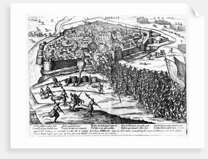The Siege of Cambrai, September 1581 by French School