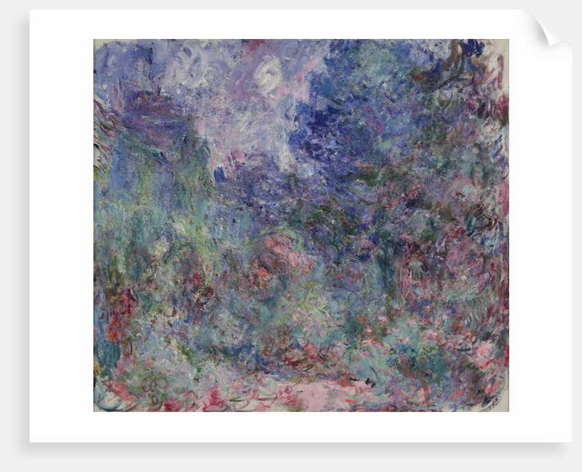 The House at Giverny Viewed from the Rose Garden, 1922-24 by Claude Monet