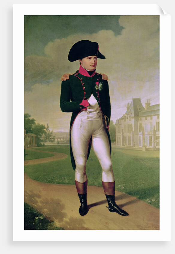Napoleon I in Front of the Chateau de Malmaison, 1804 by Francois Pascal Simon Baron Gerard
