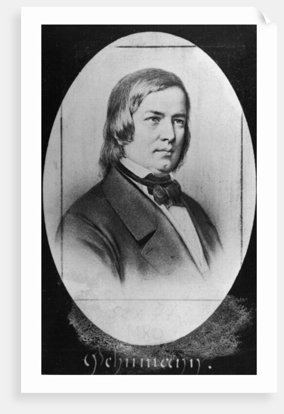 Robert Schumann engraved from a photograph by Jacotin Jacotin