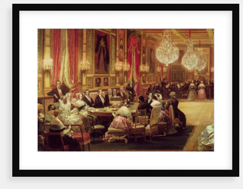 Concert in the Galerie des Guise at Chateau d'Eu, 4th September 1843, 1844 by Eugene-Louis Lami