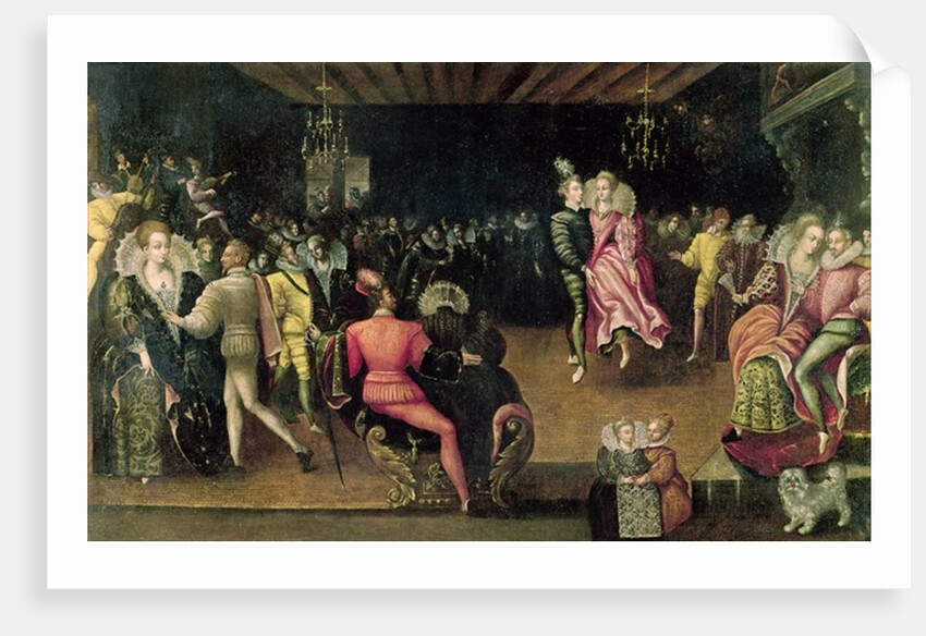 Ball at the Court of Valois by French School