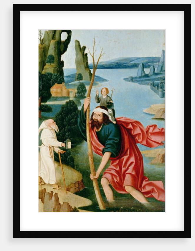 The Legend of St. Christopher by French School