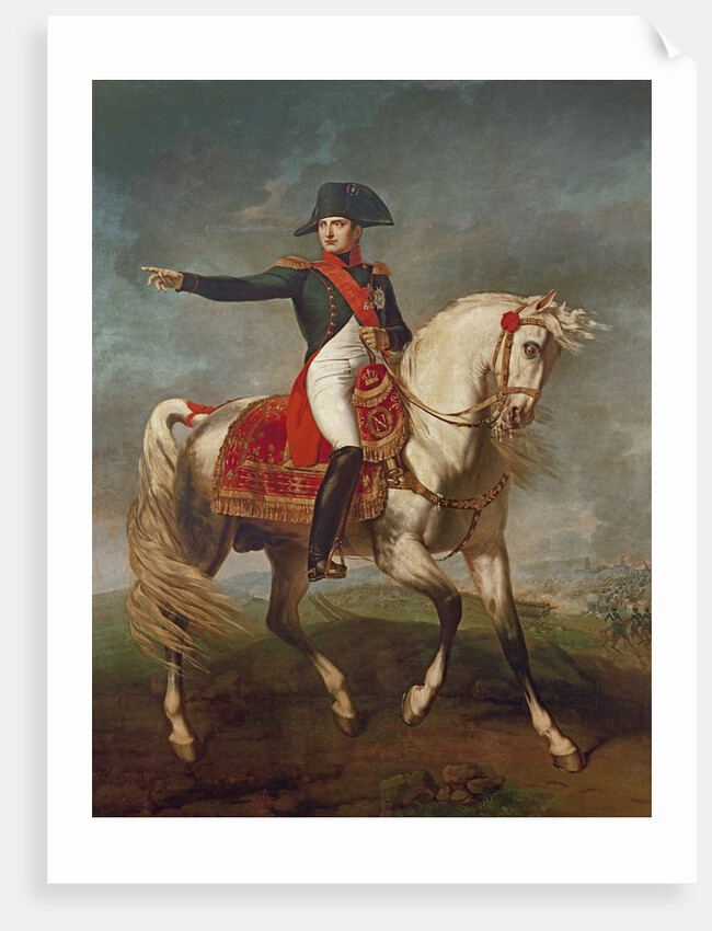 Napoleon on the field of Wagram, 1810 by Joseph Chabord