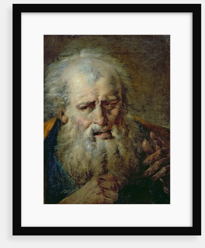 Head of an Old Man by French School