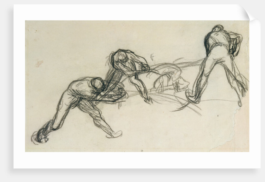 The Pit Sawyers by Jean-Francois Millet