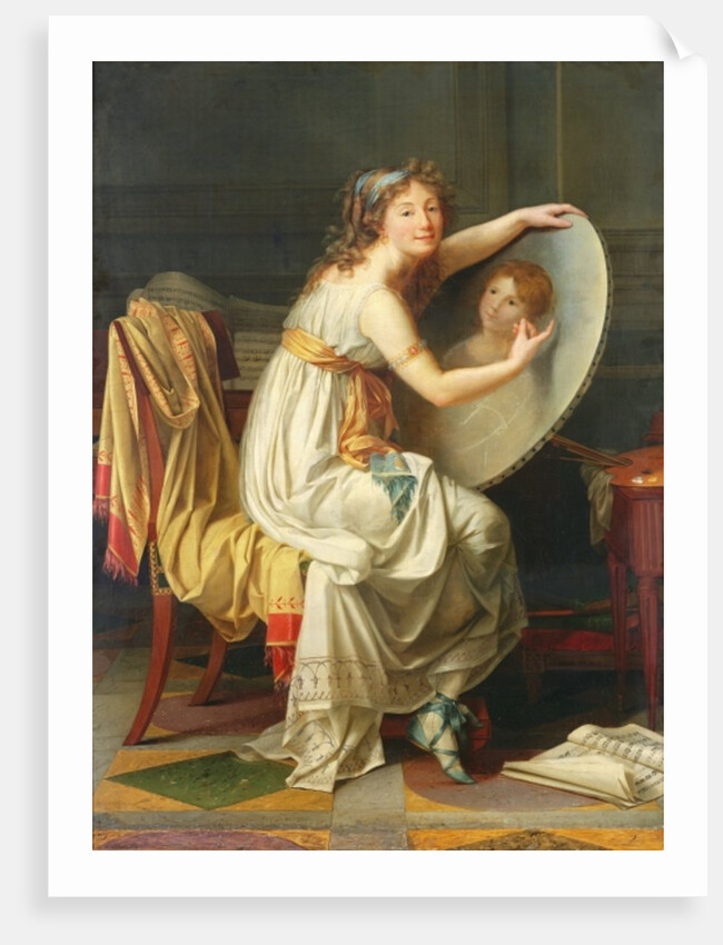 Portrait of Rose Adelaide Ducreux by Jacques Louis David