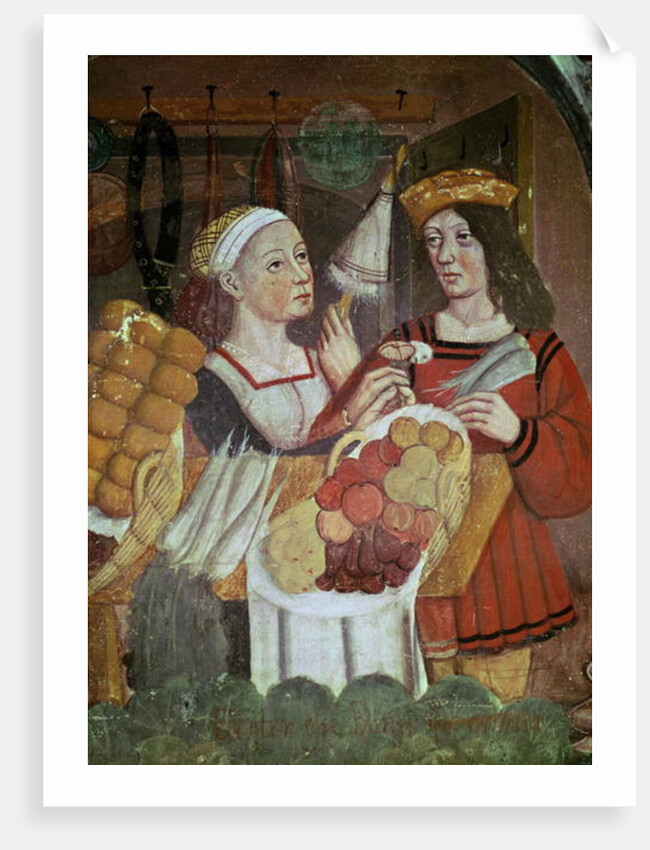 The Vegetable Market by Italian School