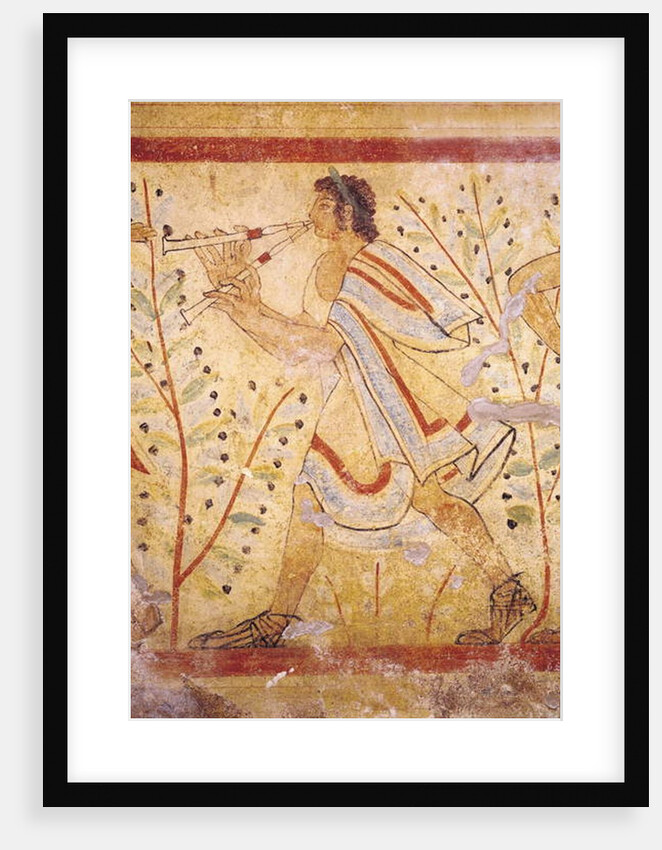Musician playing the Pipes by Etruscan
