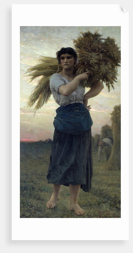 The Gleaner, 1877 by Jules Breton