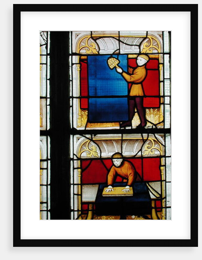 Cloth Merchant's Window by French School