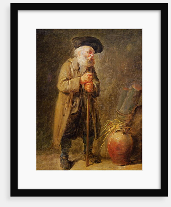 The Old Beggar by French School