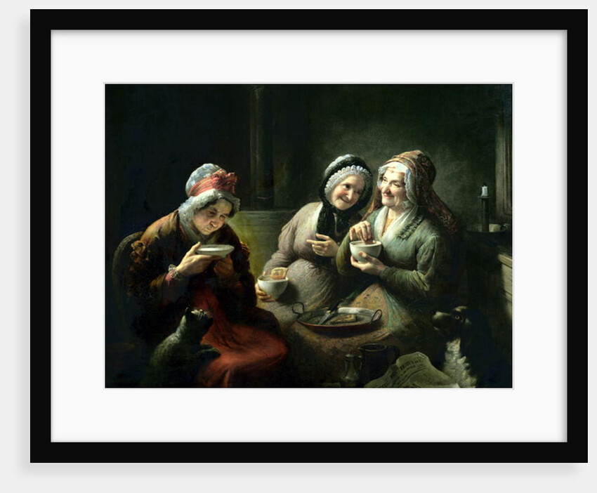 The Three Gossips, 1841 by Louis Grosclaude