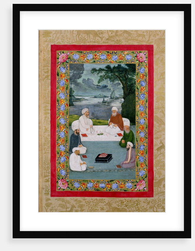 Ms E-14 Mystical conversation between Sufic sheikhs by Indian School