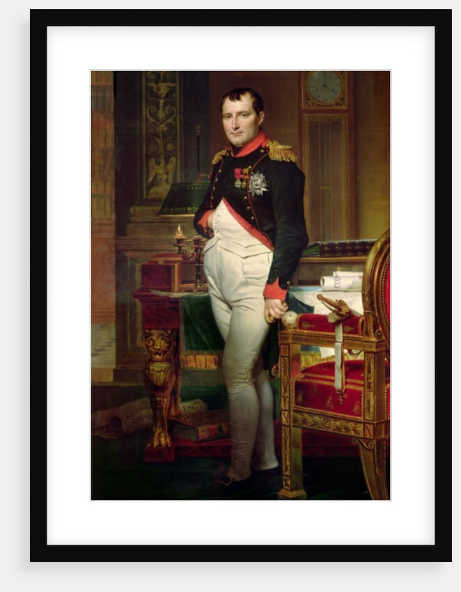 Napoleon Bonaparte in his study at the Tuileries, 1812 by Jacques Louis David