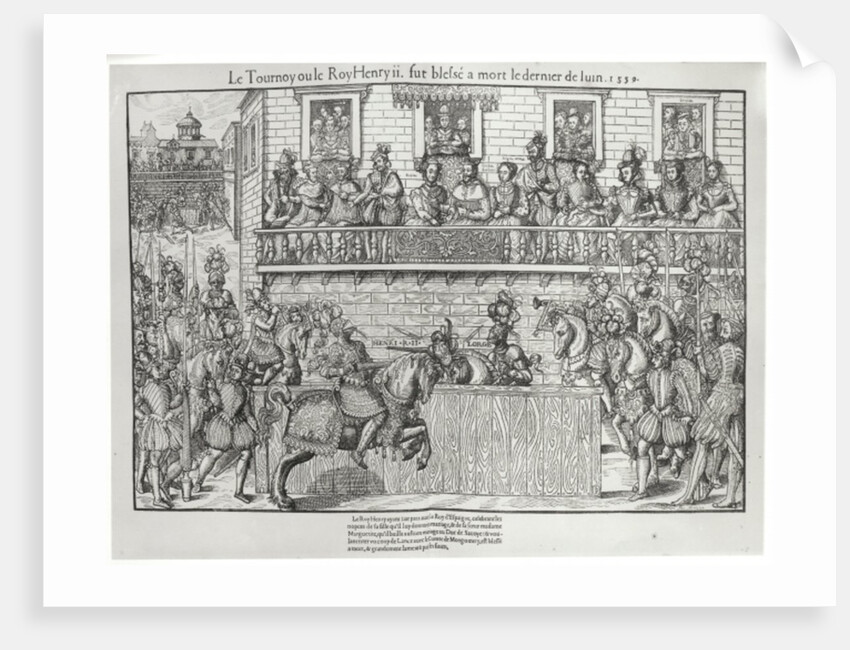 Tournament where Henri II Received a Fatal Wound, 30th June 1559 by Jacques Tortorel