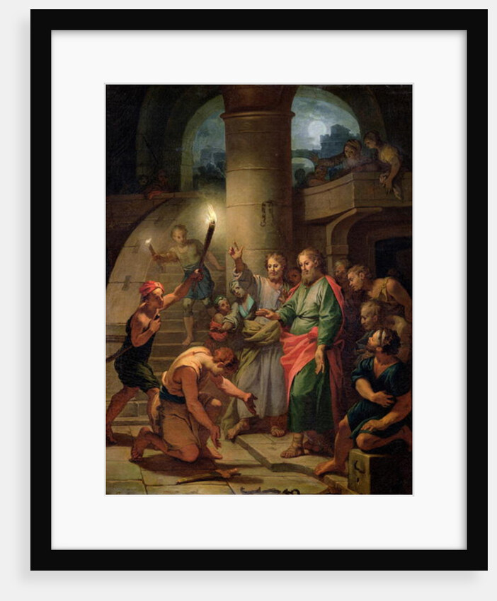 The Deliverance of St. Paul and St. Barnabas, 18th century by Claude-Guy Halle