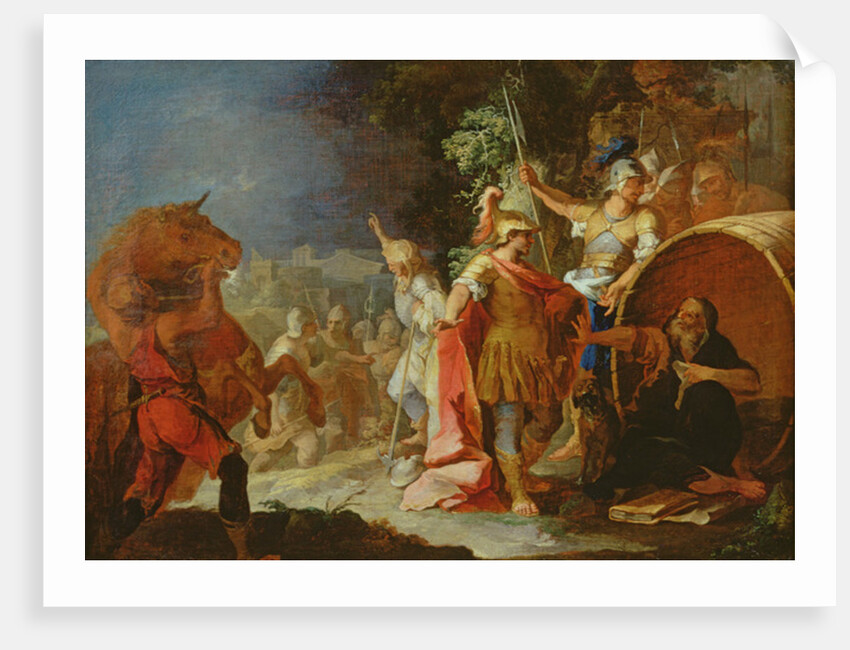 Alexander the Great and Diogenes by Pierre Paul Sevin