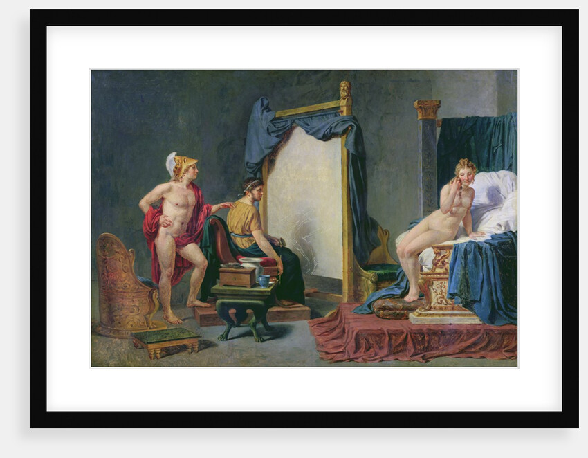 Apelles Painting Campaspe in the Presence of Alexander the Great by Jacques Louis David