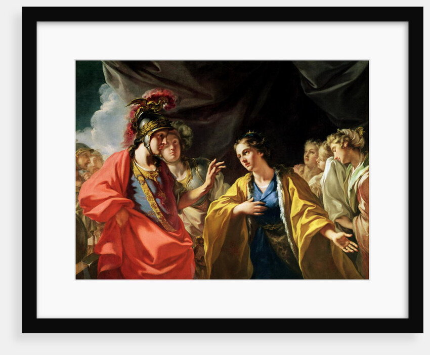 The Clemency of Alexander the Great in front of the Family of Darius III by Giovanni Antonio Pellegrini