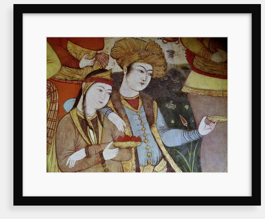 Nobles at the Court of Shah Abbas I by Persian School