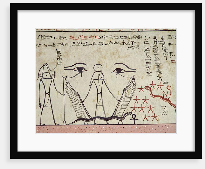 The two mystical eyes by Egyptian 18th Dynasty