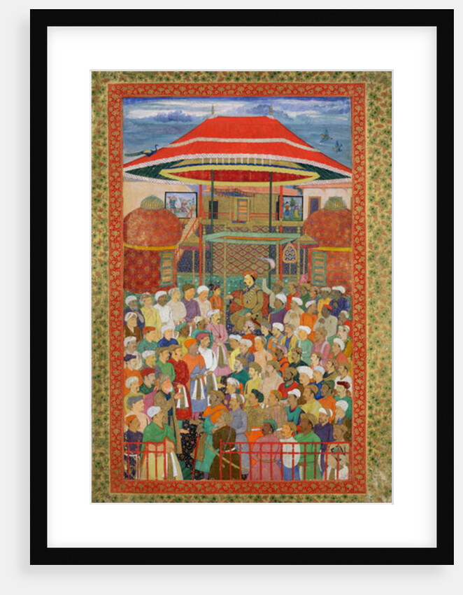 The Court Welcoming Emperor Jahangir by Mughal School