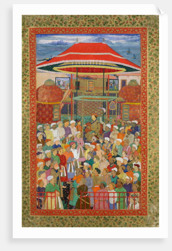 The Court Welcoming Emperor Jahangir by Mughal School