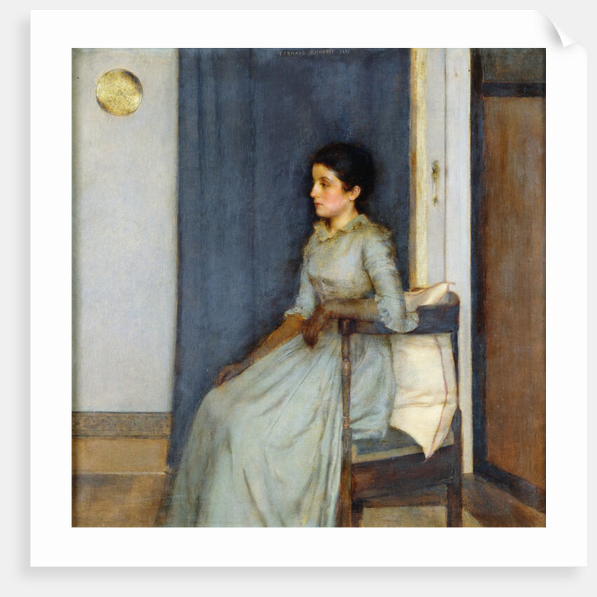 Mademoiselle Monnom, 1887 by Fernand Khnopff