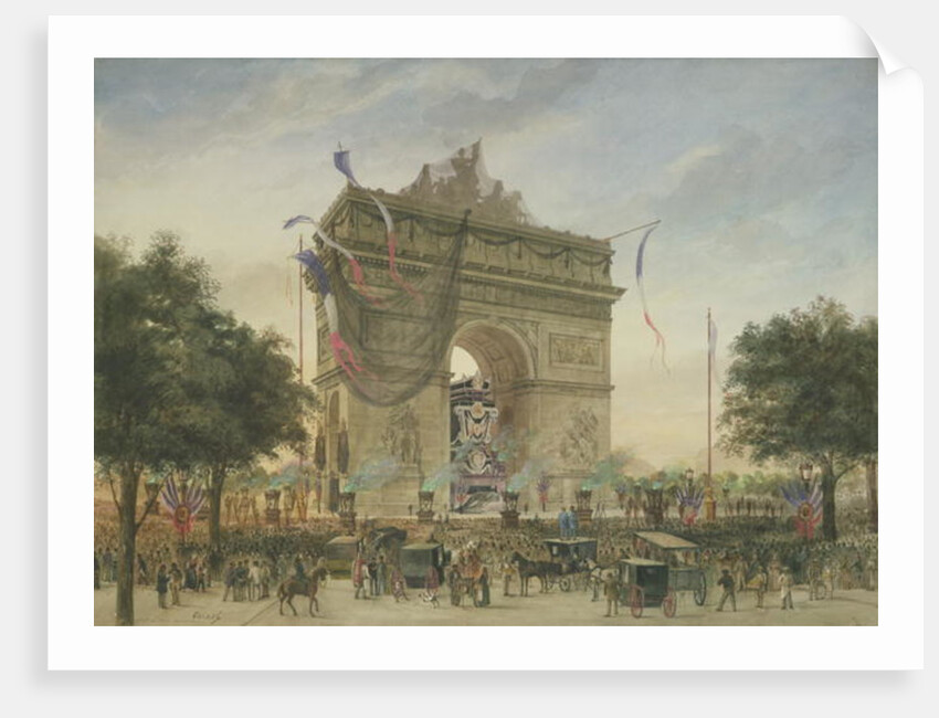 The Funeral of Victor Hugo 1885 by Georges Francois Guiaud