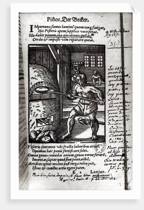 The Baker by Jost Amman