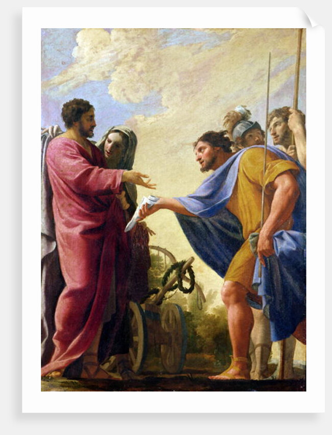 Scene from the Life of Cincinnatus. Cincinnatus Returning to his Plough Decorated with a Laurel Wreath, 1799 by Charles Francois Poerson
