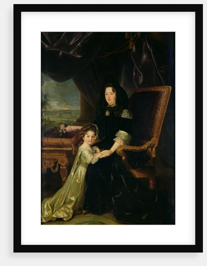 Francoise d'Aubigne Marquise of Maintenon and her Niece, Francoise d'Aubigne, the Future Duchess of Noailles, c.1686 by Louis Ferdinand Elle