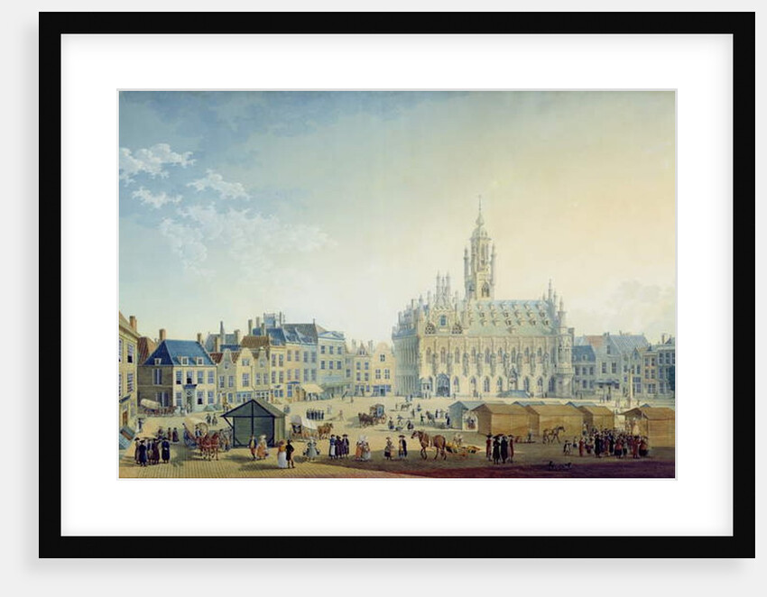 The Main Square, Middelburg, 1812 by Anton Ignaz Melling