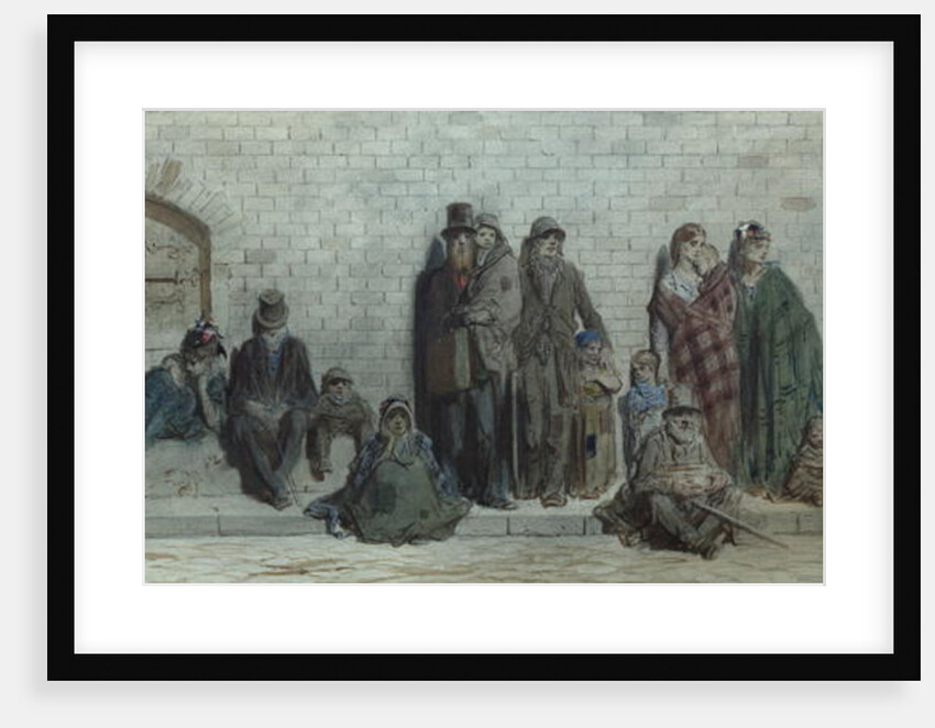 London Street Scene, c.1868-72 by Gustave Dore