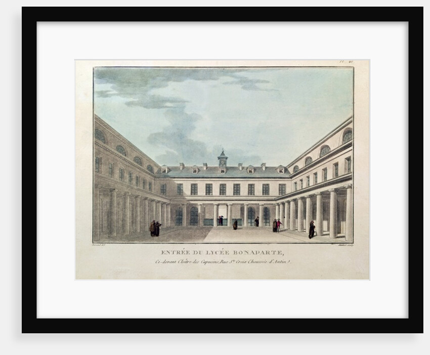 Entrance to the Lycee Condorcet by Durand