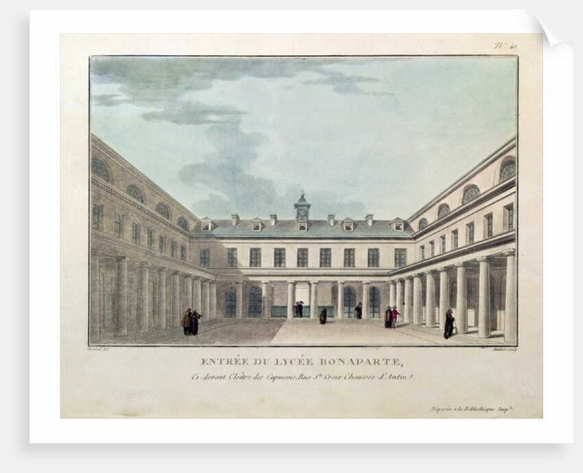 Entrance to the Lycee Condorcet by Durand