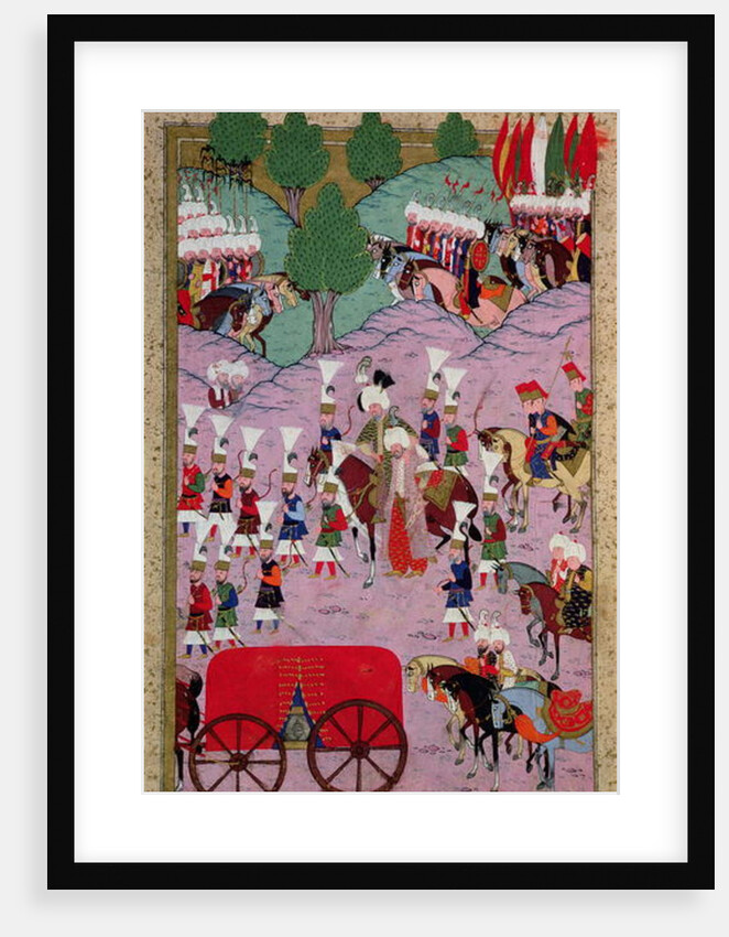 The Army of Suleyman the Magnificent Leave for Europe by Islamic School