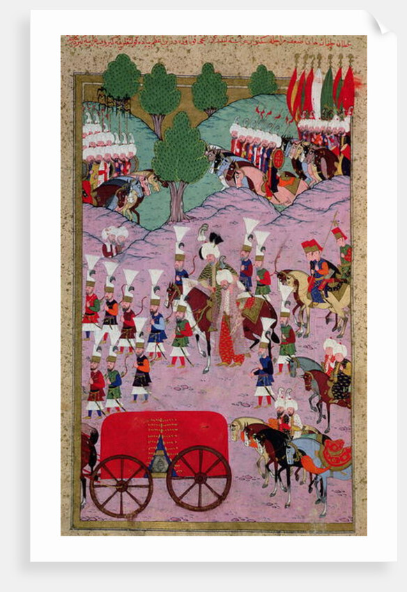 The Army of Suleyman the Magnificent Leave for Europe by Islamic School