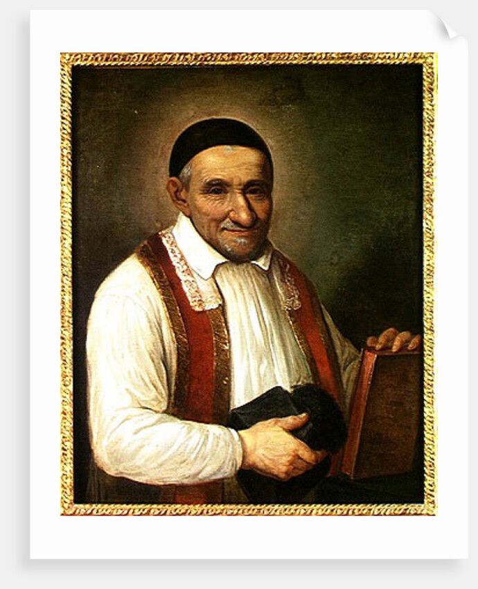 St. Vincent de Paul 1649 by Sebastien Bourdon