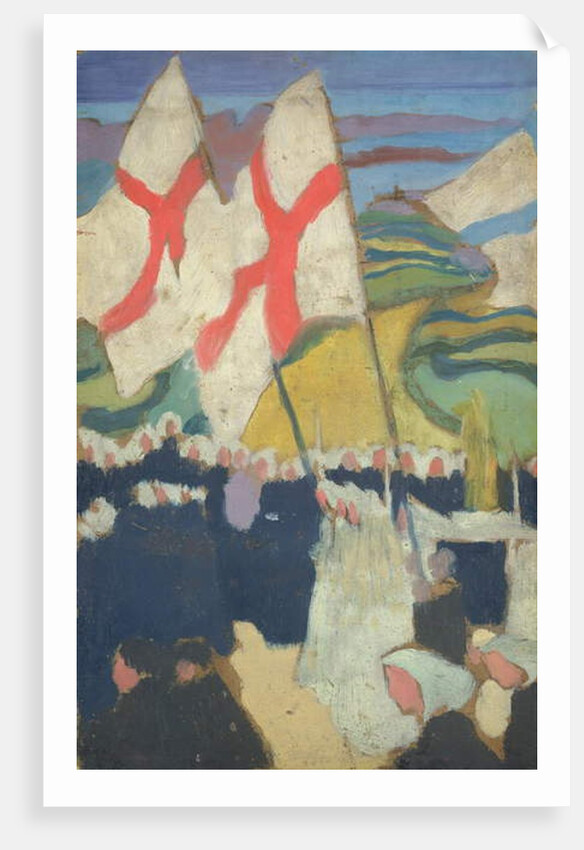 Procession of the Standards to La Clarte, 1897 by Maurice Denis