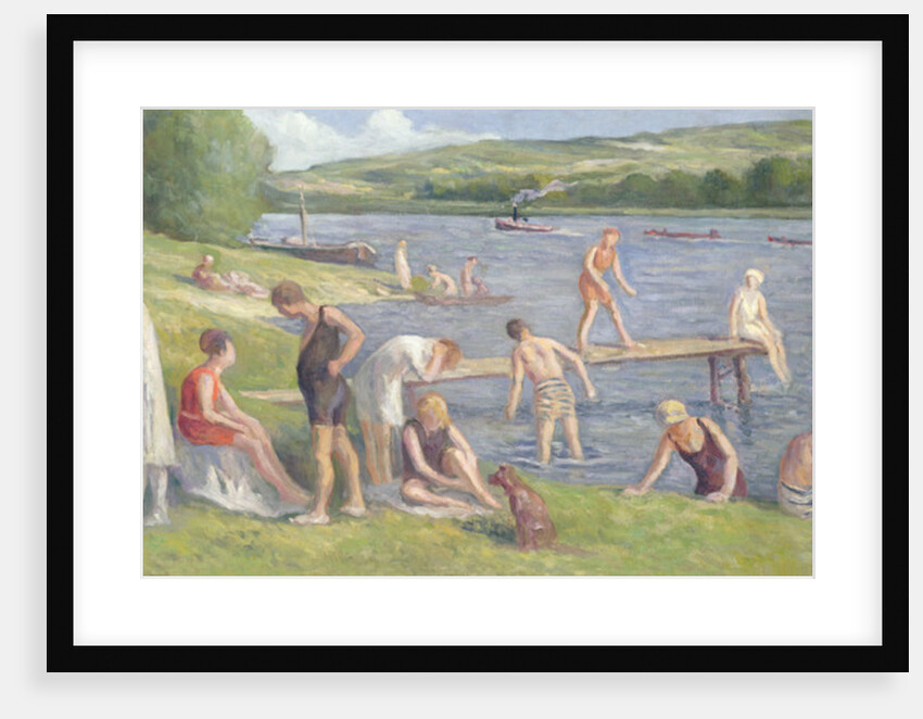 Bathers on the Banks of the Seine by Maximilien Luce