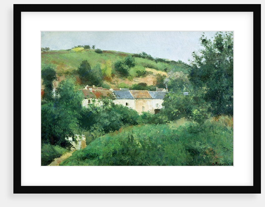 The Path in the Village, 1875 by Camille Pissarro